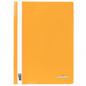Скоросшиватель пластиковый А4, 180мкм, желтый, ЮНЛАНДИЯ, 228677