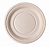 Тарелка 180мм, 50шт/упак, кукурузный крахмал /10/ цвет натуральный (бежевый)