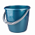 Ведро  5л пластик "Удачное", синее /15/ М130